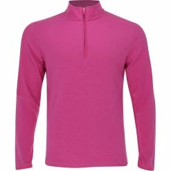 Adidas 3 Stripes Quarter Zip Sweatshirt Outerwear Pullover Golf Apparel