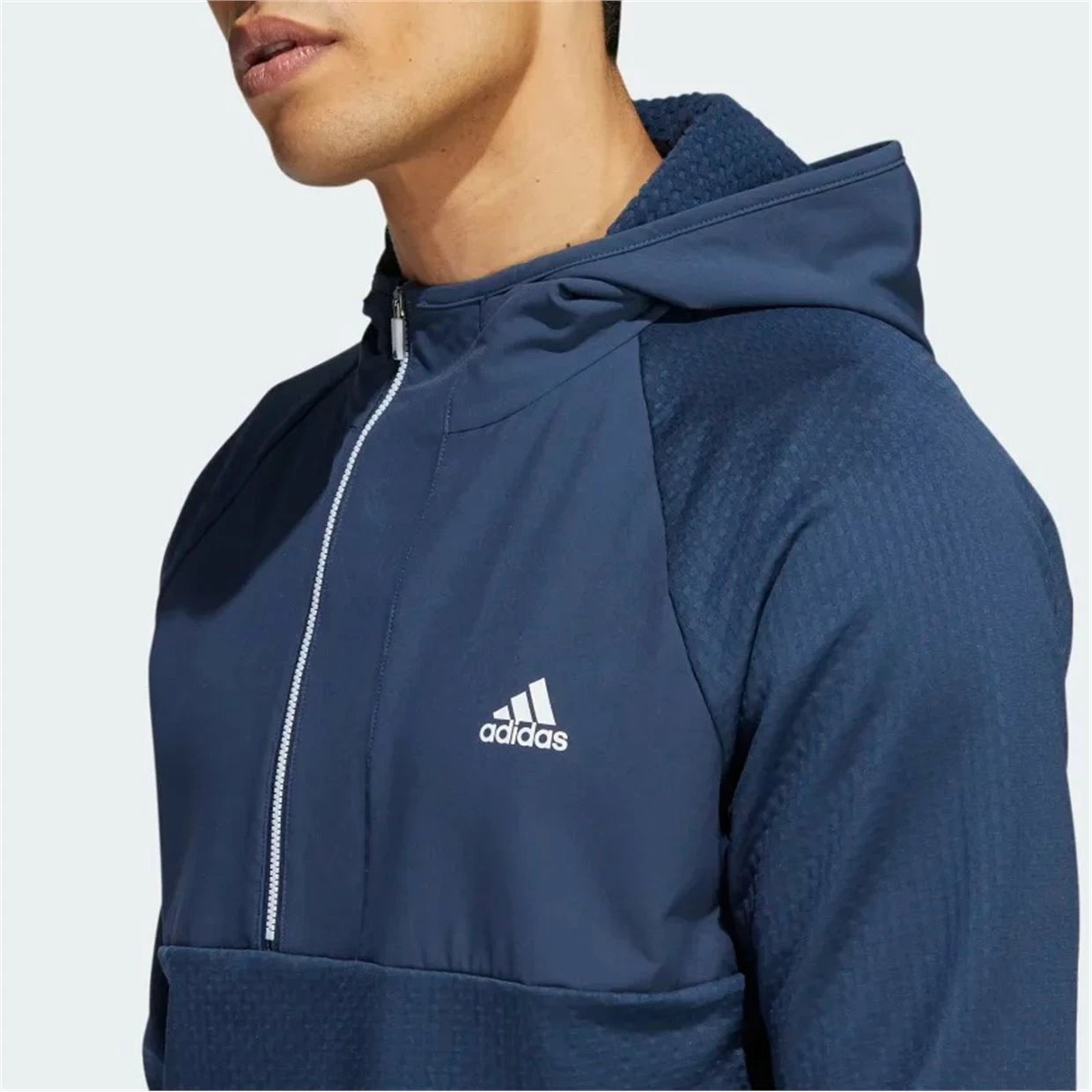 Adidas Fleece Anorak 1/4 Zip Outerwear Pullover Golf Apparel 8 Adidas Fleece Anorak 1/4 Zip Outerwear Pullover Golf Apparel - Image 6
