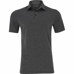Adidas Heather Shirt Polo Short Sleeve Golf Apparel