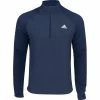 Adidas Statement Fleece 1/4 Zip Outerwear Pullover Golf Apparel