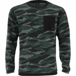 Adidas Texture Print Sweater Crew Golf Apparel