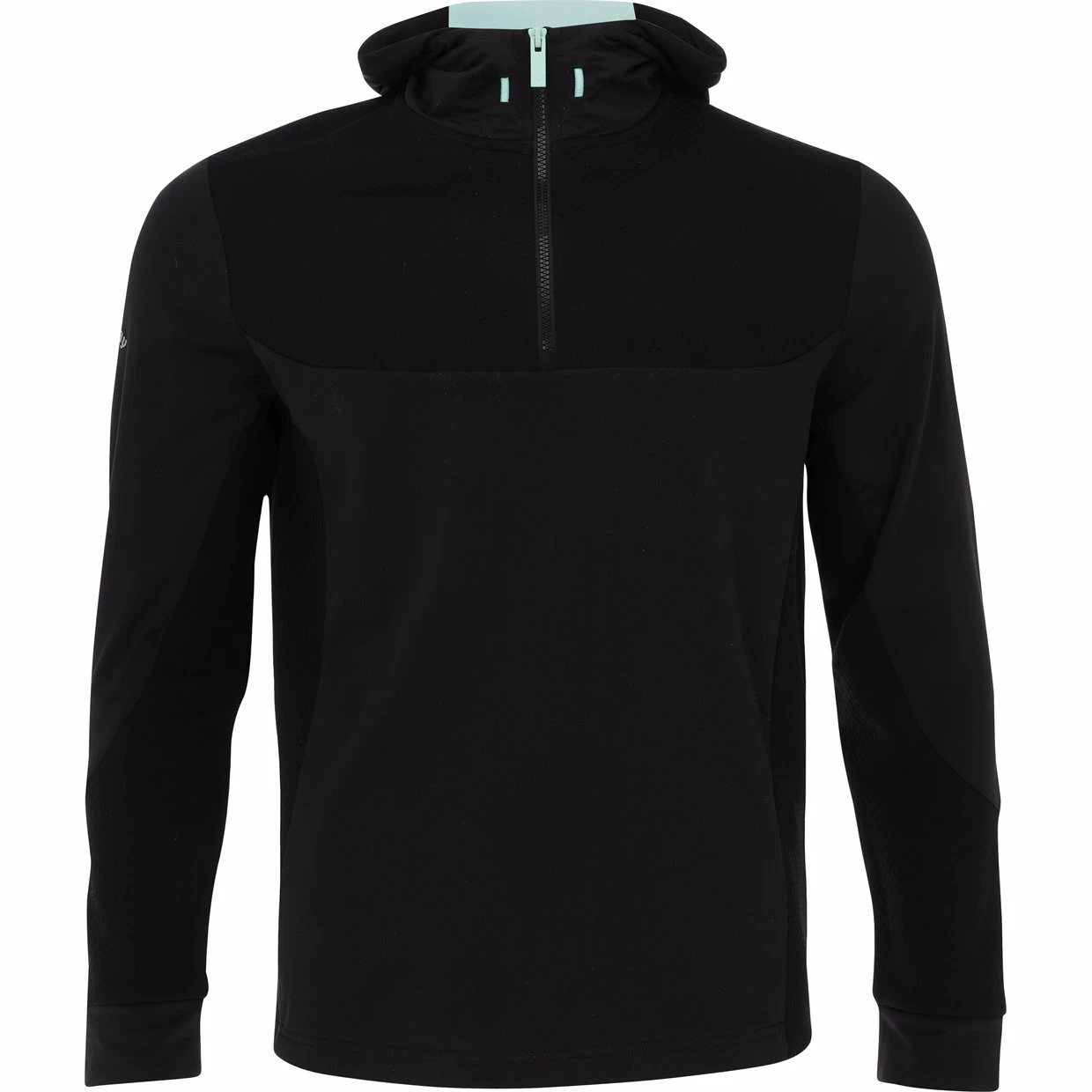 Callaway 1/4 Zip Mixed Media Tech Hoodie Outerwear Pullover Golf Apparel 3 Callaway 1/4 Zip Mixed Media Tech Hoodie Outerwear Pullover Golf Apparel
