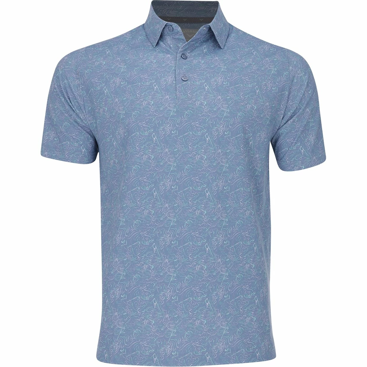 Callaway All-Over Abstract Novelty Print Shirt Polo Short Sleeve Golf Apparel 3 Callaway All-Over Abstract Novelty Print Shirt Polo Short Sleeve Golf Apparel