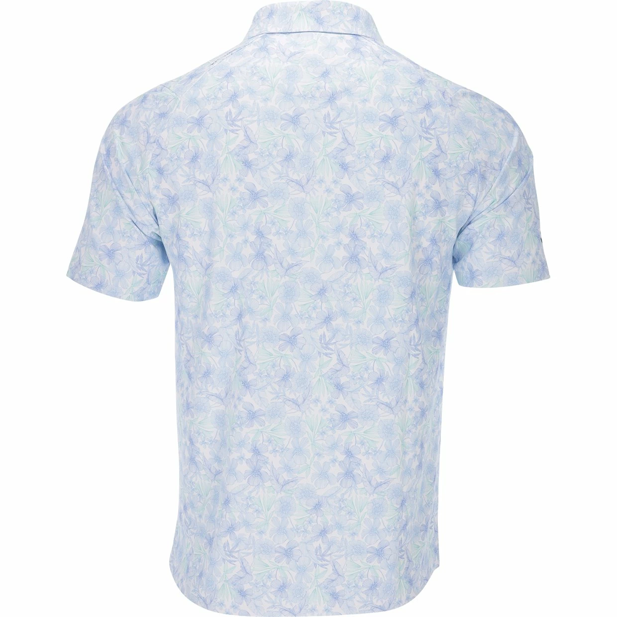 Callaway All-Over Outline Floral Print Shirt Polo Short Sleeve Golf Apparel 4 Callaway All-Over Outline Floral Print Shirt Polo Short Sleeve Golf Apparel - Image 2