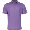 Callaway Swing Tech All-Over Chev Printed Shirt Polo Short Sleeve Golf Apparel