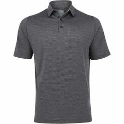 Callaway Ventilated Heather Jacquard Shirt Polo Short Sleeve Golf Apparel