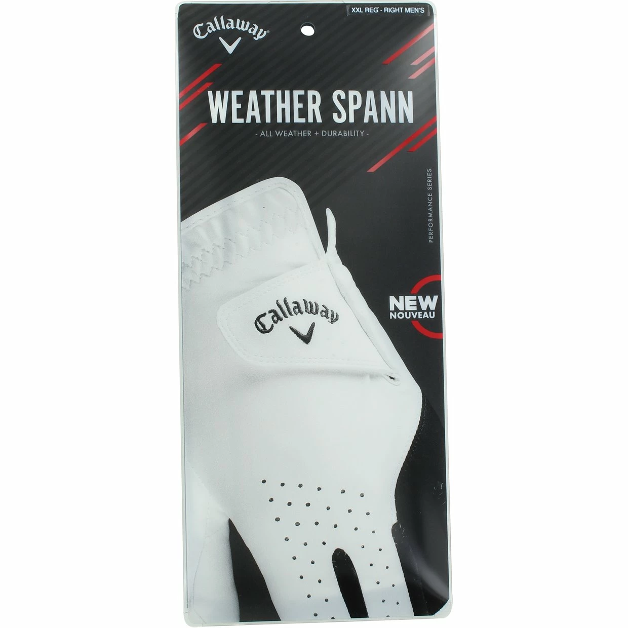 Callaway Weather Spann Left Handed Golf Glove Golf Gloves 3 Callaway Weather Spann Left Handed Golf Glove Golf Gloves
