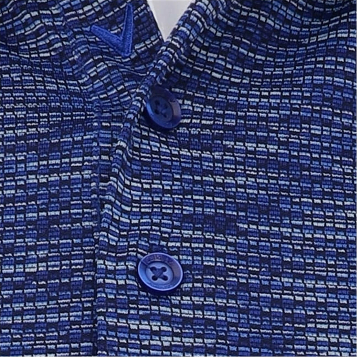 Callaway Yarn-Dyed Space Dye Chev Jacquard Shirt Polo Short Sleeve Golf Apparel 7 Callaway Yarn-Dyed Space Dye Chev Jacquard Shirt Polo Short Sleeve Golf Apparel - Image 5