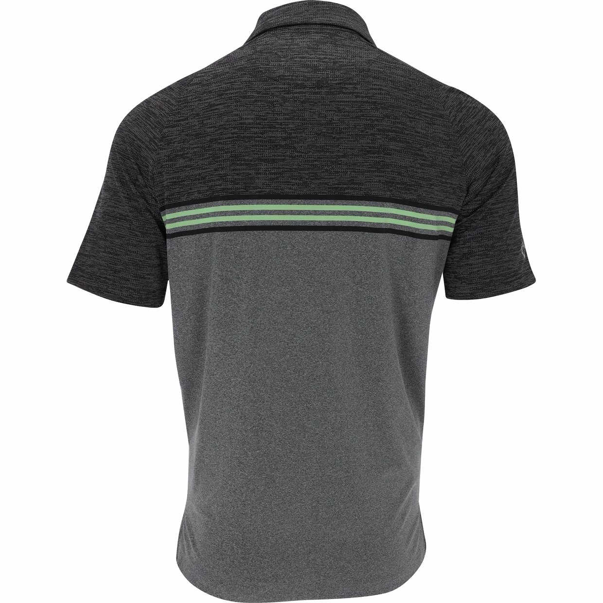 Callaway Yarn-Dyed Ventilated Jaspe Engineered Stripe Shirt Polo Short Sleeve Golf Apparel 4 Callaway Yarn-Dyed Ventilated Jaspe Engineered Stripe Shirt Polo Short Sleeve Golf Apparel - Image 2