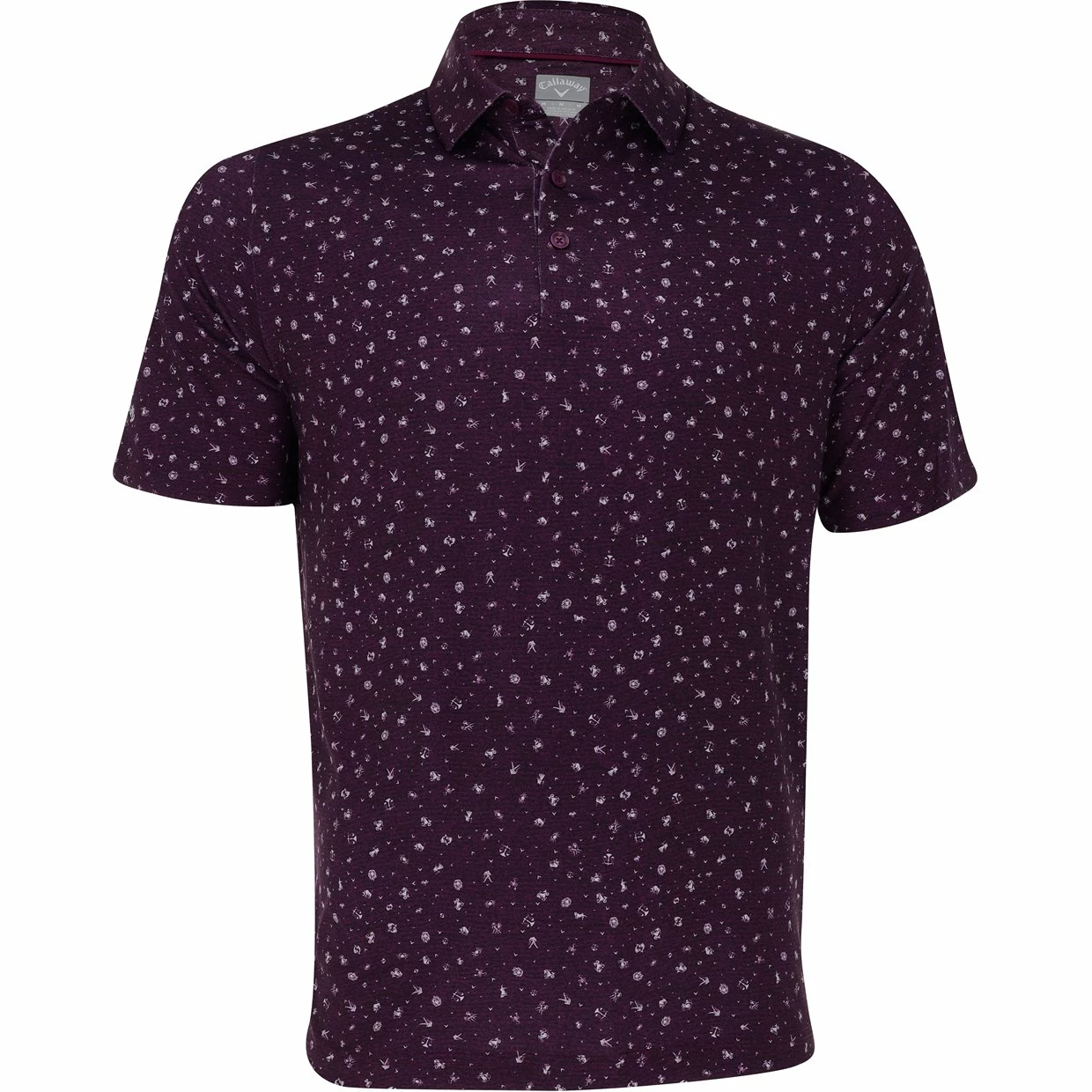 Callaway Zodiac Novelty Print Shirt Polo Short Sleeve Golf Apparel 3 Callaway Zodiac Novelty Print Shirt Polo Short Sleeve Golf Apparel