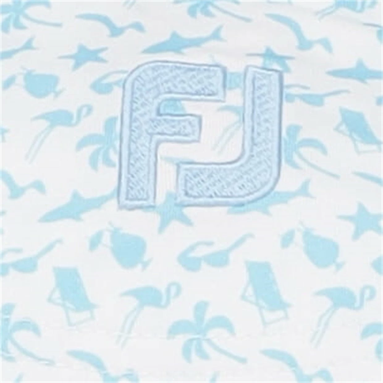 FootJoy Beach Print Lisle Shirt Polo Short Sleeve Golf Apparel 6 FootJoy Beach Print Lisle Shirt Polo Short Sleeve Golf Apparel - Image 4