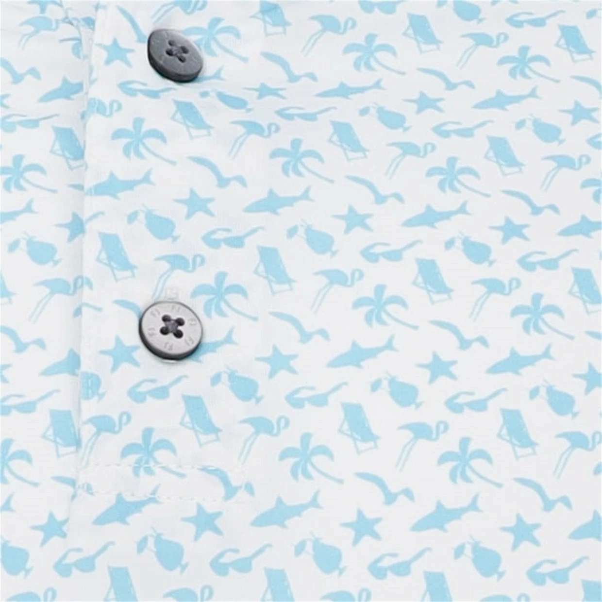 FootJoy Beach Print Lisle Shirt Polo Short Sleeve Golf Apparel 7 FootJoy Beach Print Lisle Shirt Polo Short Sleeve Golf Apparel - Image 5