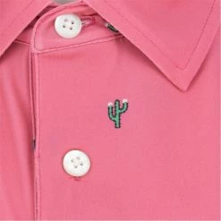 FootJoy Cactus Print Lisle Self Collar Polo Shirt Polo Short Sleeve Golf Apparel -Cheap Apparel Store footjoy cactus print lisle self collar polo shirt 4