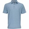 FootJoy Mini Floral Lisle Self Collar Shirt Polo Short Sleeve Golf Apparel -Cheap Apparel Store footjoy mini floral lisle self collar shirt