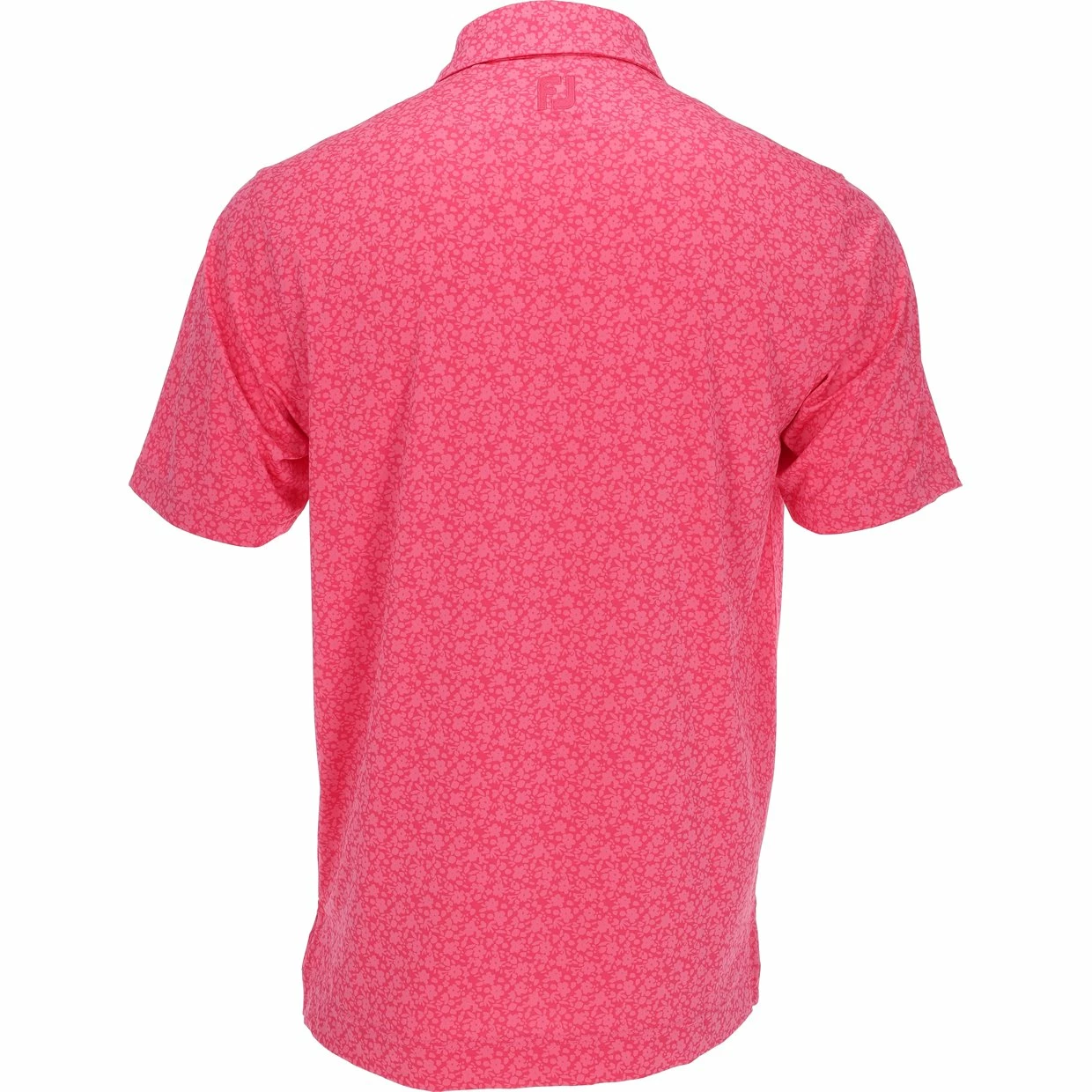 FootJoy Painted Floral Lisle Self Collar Shirt Polo Short Sleeve Golf Apparel 4 FootJoy Painted Floral Lisle Self Collar Shirt Polo Short Sleeve Golf Apparel - Image 2
