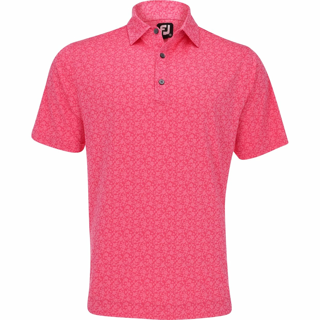 FootJoy Painted Floral Lisle Self Collar Shirt Polo Short Sleeve Golf Apparel 3 FootJoy Painted Floral Lisle Self Collar Shirt Polo Short Sleeve Golf Apparel
