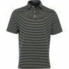 FootJoy ProDry Performance Stretch Lisle Pinstripe Shirt Polo Short Sleeve Golf Apparel