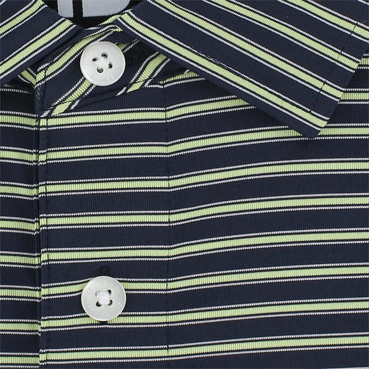 FootJoy ProDry Performance Stretch Lisle Pinstripe Shirt Polo Short Sleeve Golf Apparel 7 FootJoy ProDry Performance Stretch Lisle Pinstripe Shirt Polo Short Sleeve Golf Apparel - Image 5