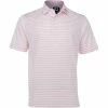 FootJoy Tour Logo Pro Dry Performance Lisle 2-Color Stripe Shirt Polo Short Sleeve Golf Apparel