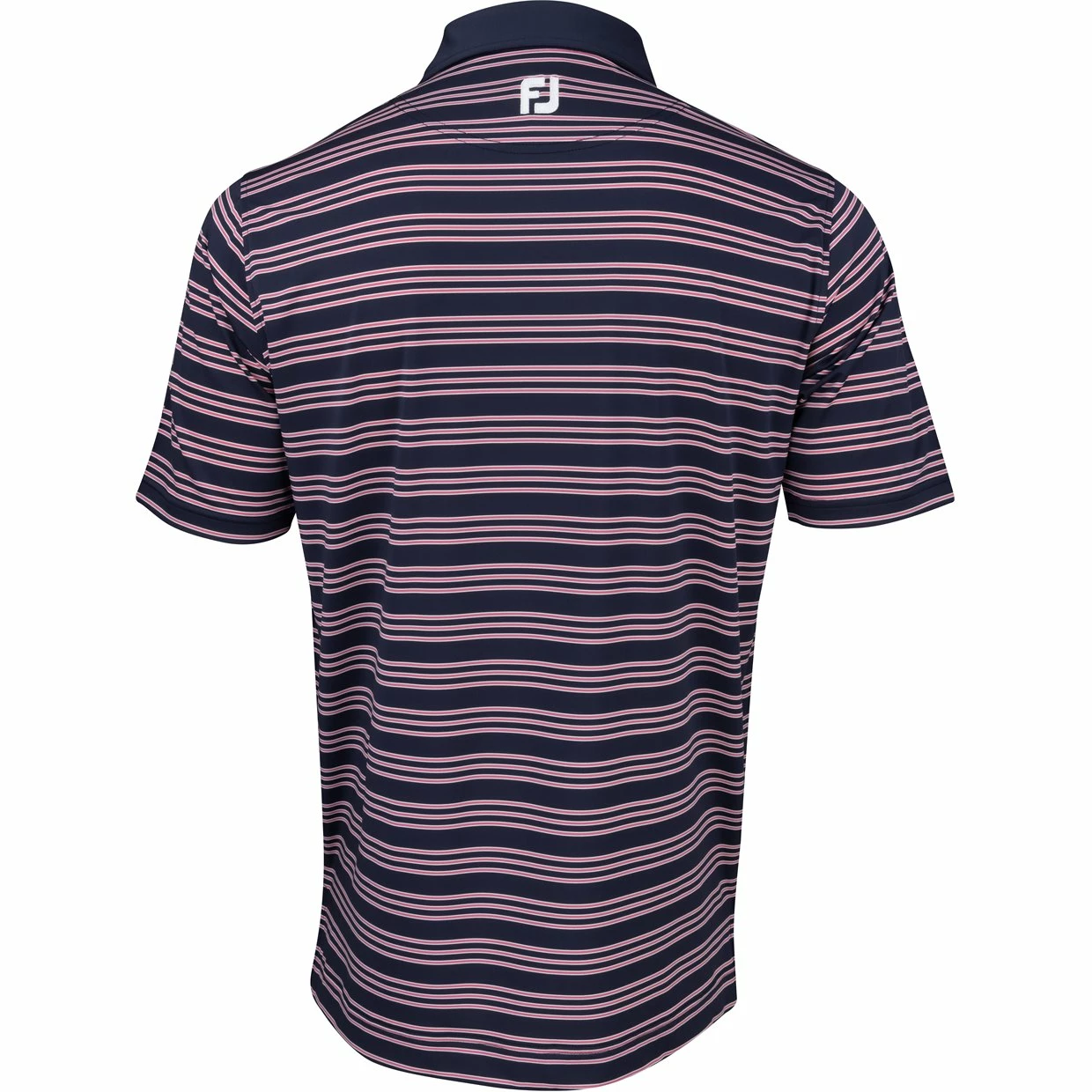 FootJoy Trio Stripe Lisle Self Collar Shirt Polo Short Sleeve Golf Apparel 4 FootJoy Trio Stripe Lisle Self Collar Shirt Polo Short Sleeve Golf Apparel - Image 2
