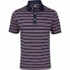 FootJoy Trio Stripe Lisle Self Collar Shirt Polo Short Sleeve Golf Apparel -Cheap Apparel Store footjoy trio stripe lisle self collar shirt