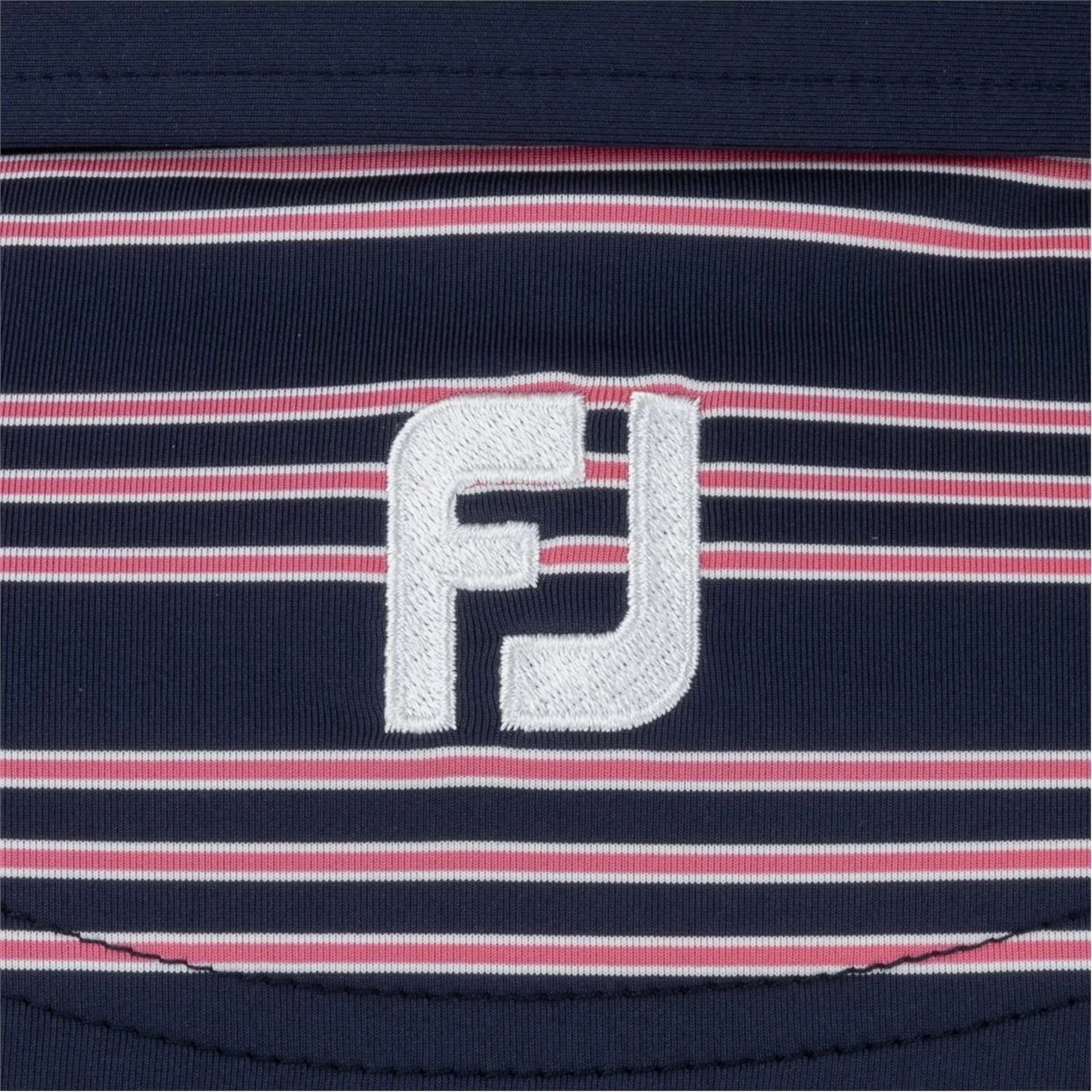 FootJoy Trio Stripe Lisle Self Collar Shirt Polo Short Sleeve Golf Apparel 6 FootJoy Trio Stripe Lisle Self Collar Shirt Polo Short Sleeve Golf Apparel - Image 4