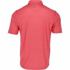 Greg Norman ML75 MicroLux Cart Print Shirt Polo Short Sleeve Golf Apparel -Cheap Apparel Store greg norman ml75 microlux cart print shirt 1