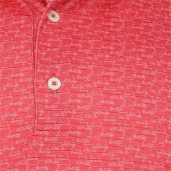 Greg Norman ML75 MicroLux Cart Print Shirt Polo Short Sleeve Golf Apparel -Cheap Apparel Store greg norman ml75 microlux cart print shirt 4