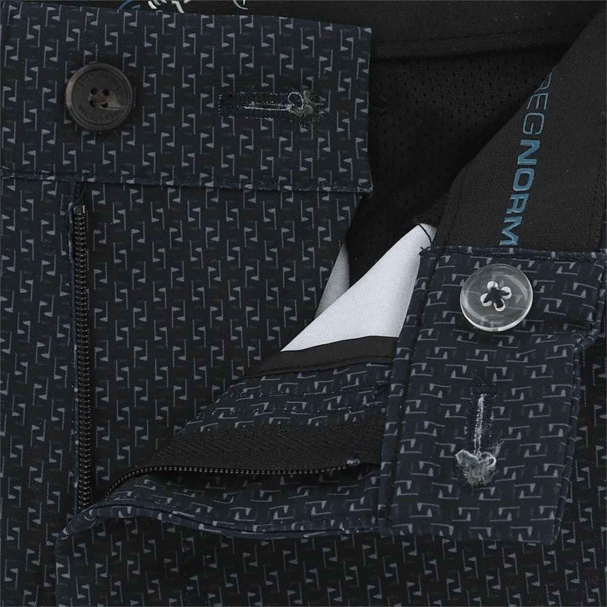 Greg Norman ML75 Microlux Hybrid Flag Print Shorts Flat Front Golf Apparel 7 Greg Norman ML75 Microlux Hybrid Flag Print Shorts Flat Front Golf Apparel - Image 5