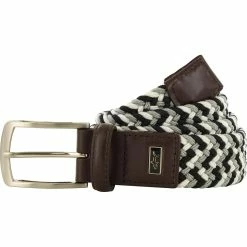 Greg Norman Multi-Color Braided Stretch Accessories Belts Golf Apparel