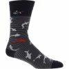 Greg Norman Striped Shark Attack Socks Crew Golf Apparel