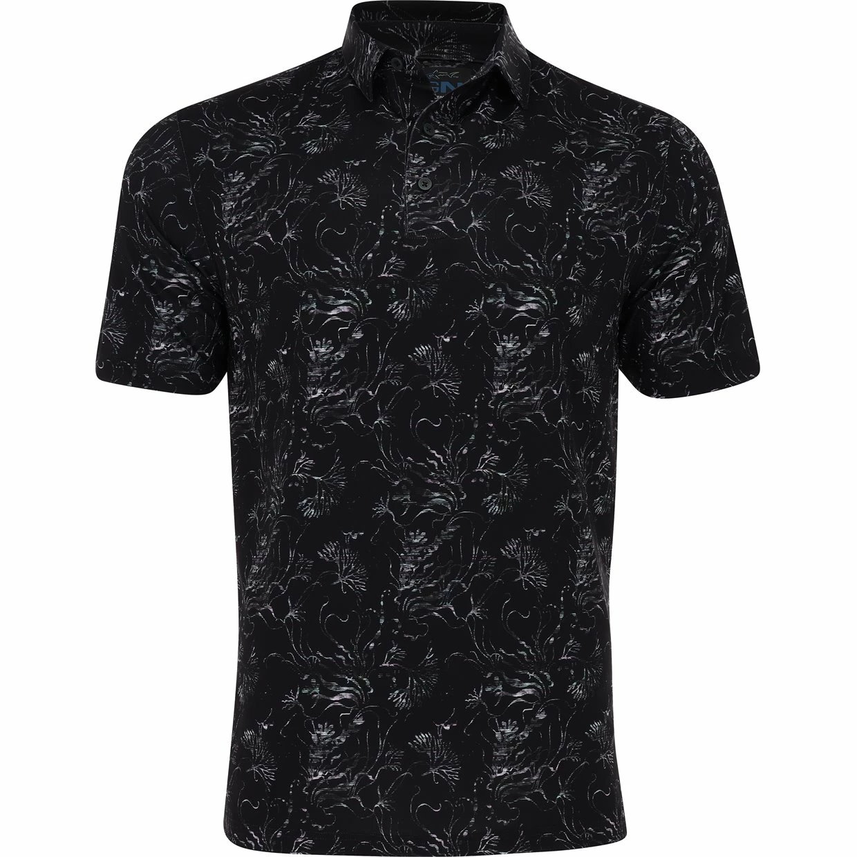 Greg Norman Undersea Shirt Polo Short Sleeve Golf Apparel 3 Greg Norman Undersea Shirt Polo Short Sleeve Golf Apparel