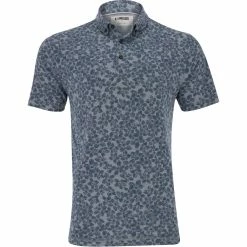 Linksoul Anza Dust Print Shirt Polo Short Sleeve Golf Apparel