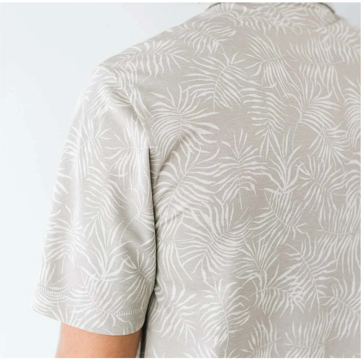 Linksoul Leaflet Print Oxford Shirt Polo Short Sleeve Golf Apparel 6 Linksoul Leaflet Print Oxford Shirt Polo Short Sleeve Golf Apparel - Image 4