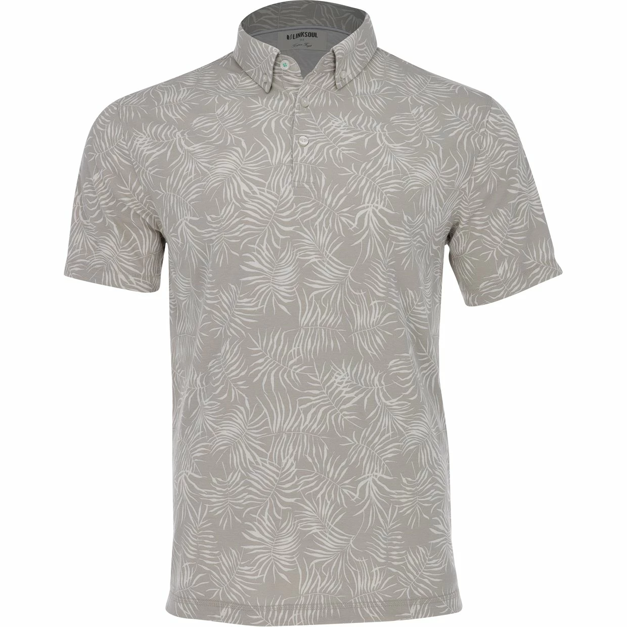 Linksoul Leaflet Print Oxford Shirt Polo Short Sleeve Golf Apparel 3 Linksoul Leaflet Print Oxford Shirt Polo Short Sleeve Golf Apparel