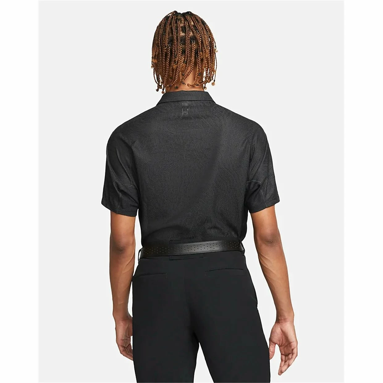 Nike TW Dri-Fit Advanced Jacquard ColorBlocked Shirt Polo Short Sleeve Golf Apparel 6 Nike TW Dri-Fit Advanced Jacquard ColorBlocked Shirt Polo Short Sleeve Golf Apparel - Image 4