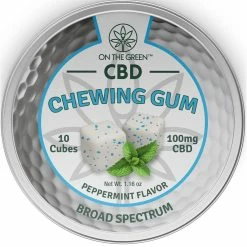 On The Green Chewing Gum 10 Pack (10 MG Per Piece) CBD