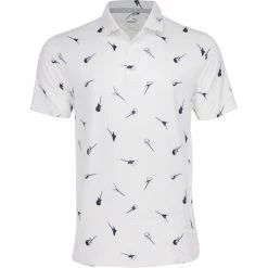 Puma Cloudspun Chords Shirt Polo Short Sleeve Golf Apparel