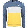 Puma Cloudspun Colorblock Crewneck Outerwear Pullover Golf Apparel -Cheap Apparel Store puma cloudspun colorblock crewneck outerwear
