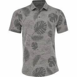 Puma Cloudspun Leaves N' Flowers Shirt Polo Short Sleeve Golf Apparel