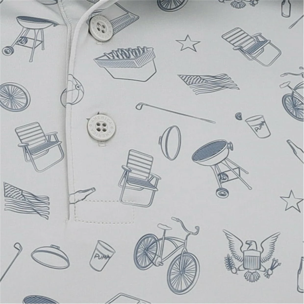 Puma Volition Block Party Shirt Polo Short Sleeve Golf Apparel 7 Puma Volition Block Party Shirt Polo Short Sleeve Golf Apparel - Image 5