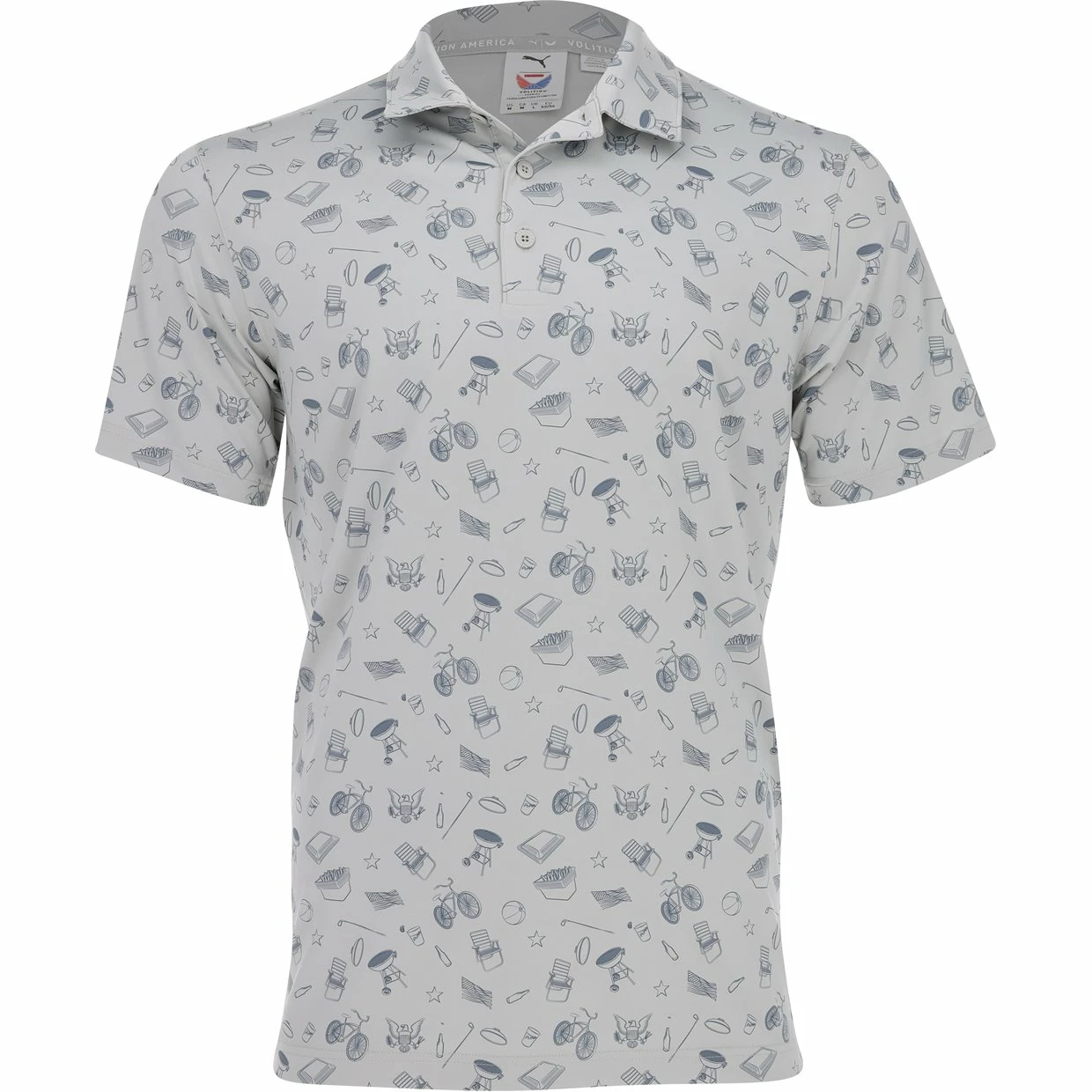 Puma Volition Block Party Shirt Polo Short Sleeve Golf Apparel 3 Puma Volition Block Party Shirt Polo Short Sleeve Golf Apparel