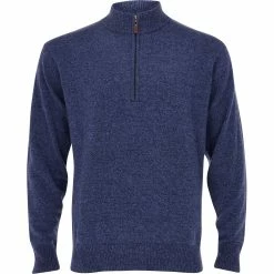 Turtleson Boulder Rag-Wool 1/4 Zip Sweater Pullover Golf Apparel