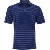 Turtleson Bruce Stripe Performance Shirt Polo Short Sleeve Golf Apparel -Cheap Apparel Store turtleson bruce stripe performance shirt
