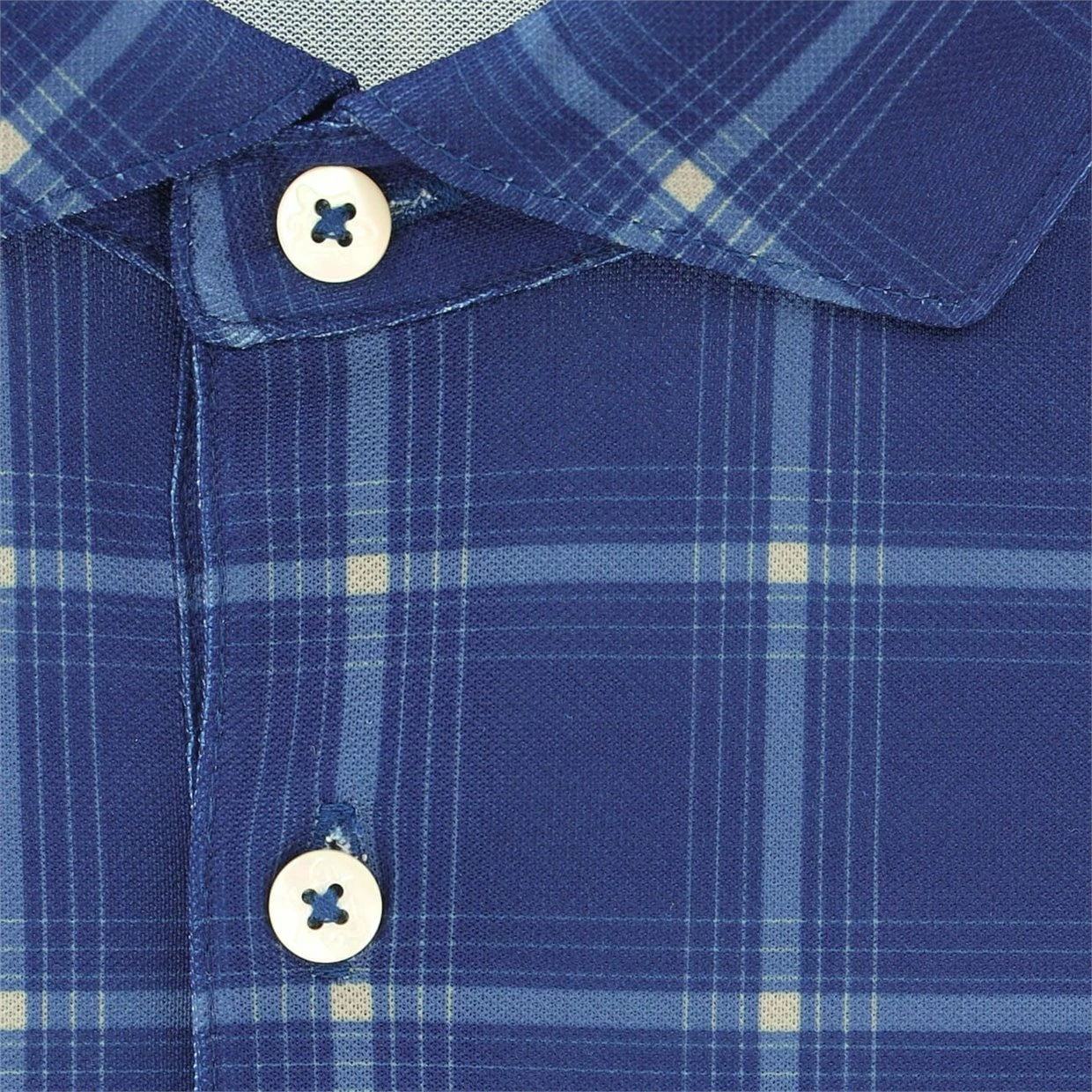 Turtleson Davis Plaid Pique Performance Shirt Polo Short Sleeve Golf Apparel 6 Turtleson Davis Plaid Pique Performance Shirt Polo Short Sleeve Golf Apparel - Image 4