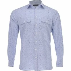 Turtleson Eli Chambray Confetti Shirt Dress Golf Apparel