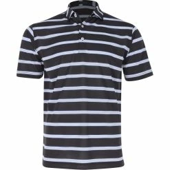 Turtleson Jay Rep Stripe Performance Shirt Polo Short Sleeve Golf Apparel
