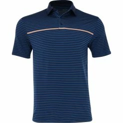 Under Armour Playoff 2.0 Hollen Stripe Shirt Polo Short Sleeve Golf Apparel