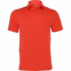 Under Armour Playoff 2.0 Micro Geo Print Shirt Polo Short Sleeve Golf Apparel