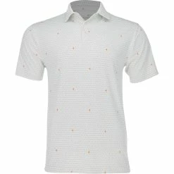 Under Armour Playoff 2.0 Pin Flag Print Shirt Polo Short Sleeve Golf Apparel